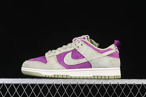 All categories Nk SB Dunk series Nk SB Dunk Low low-top sneakers Nike Dunk Low Panda "Viotech" green and purple panda low-top casual sneakers IB2990-500